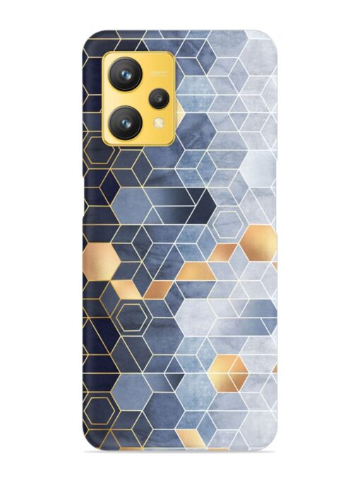 Geometric Abstraction Hexagons Snap Case for Realme 9 (4G)