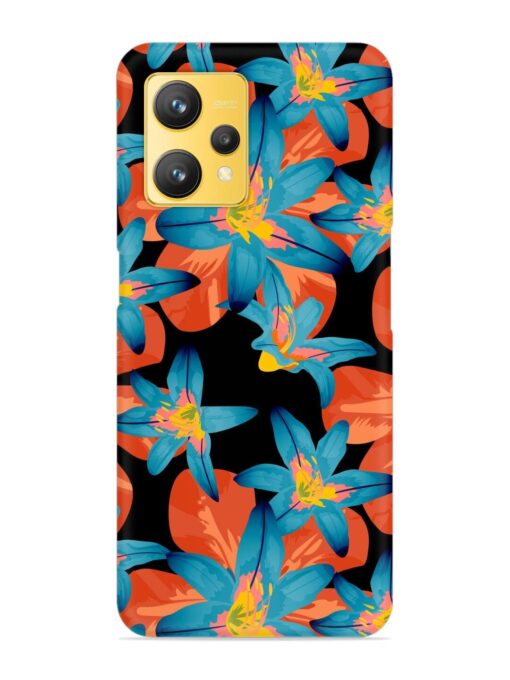 Philippine Flowers Seamless Snap Case for Realme 9 (4G) Zapvi