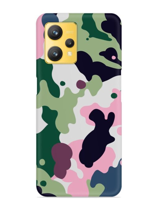 Seamless Funky Camouflage Snap Case for Realme 9 (4G)