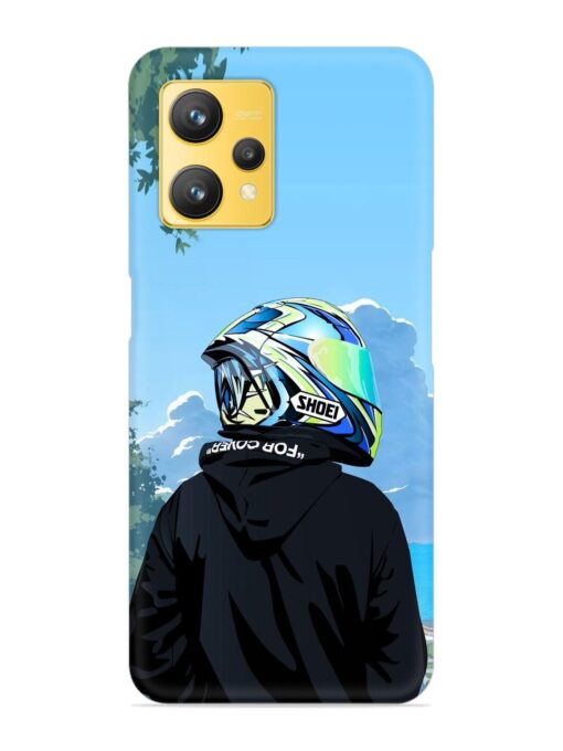 Rider With Helmet Snap Case for Realme 9 (4G)