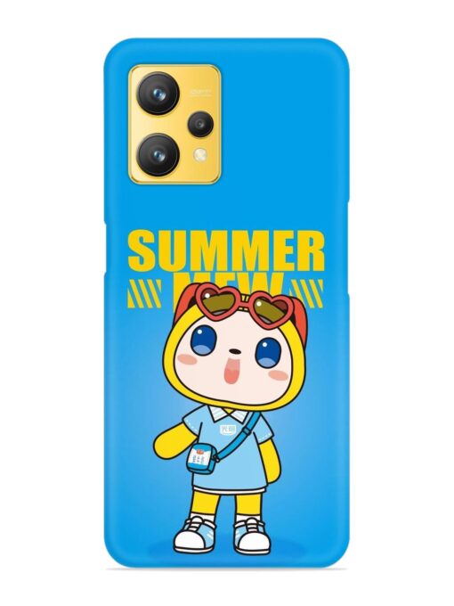 Summer Mew Cartoon Snap Case for Realme 9 (4G)