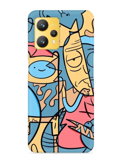 Silly Face Doodle Snap Case for Realme 9 (4G)