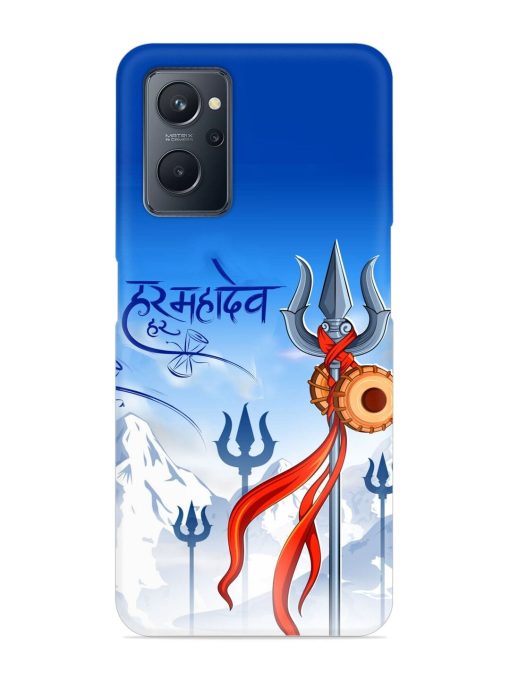 Har Har Mahadev Trishul Snap Case for Realme 9I (4G) Zapvi