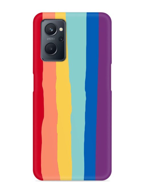 Rainbow Genuine Liquid Snap Case for Realme 9I (4G)