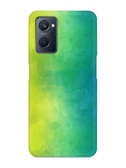 Yellow Green Gradient Snap Case for Realme 9I (4G) Zapvi