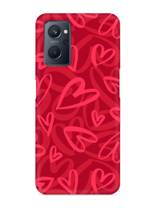 Seamless Romantic Pattern Snap Case for Realme 9I (4G)