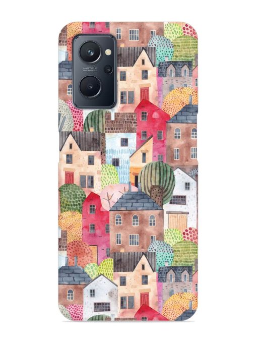 Abstract Seamless Pattern Snap Case for Realme 9I (4G) Zapvi