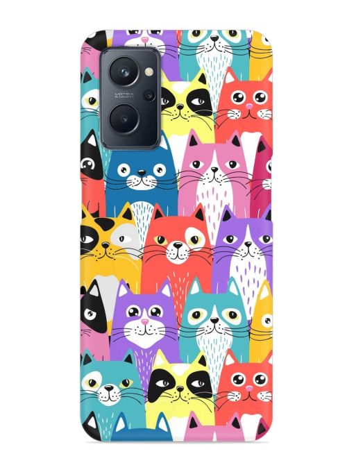 Funny Cartoon Cats Snap Case for Realme 9I (4G)