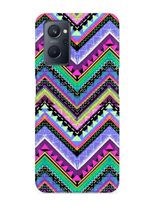 Tribal Aztec Print Snap Case for Realme 9I (4G)