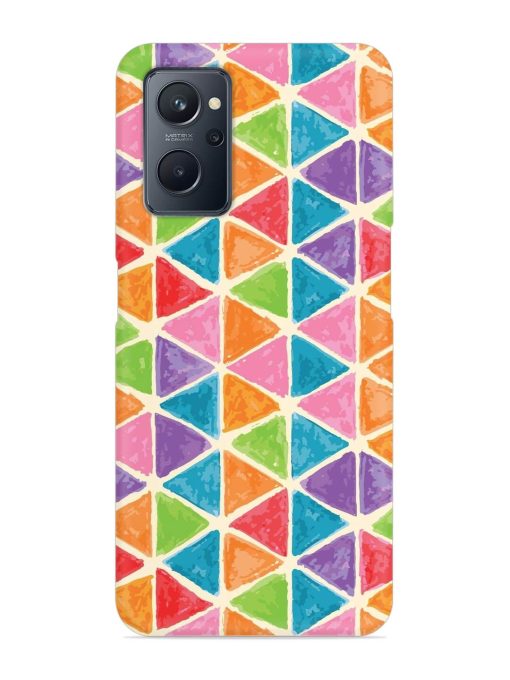 Seamless Colorful Isometric Snap Case for Realme 9I (4G)