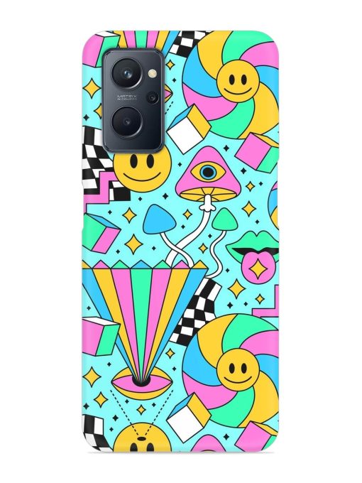 Trippy Rainbow 60S Snap Case for Realme 9I (4G)