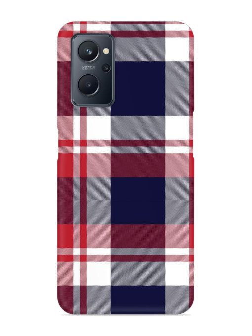 Classic Plaid Tartan Snap Case for Realme 9I (4G)