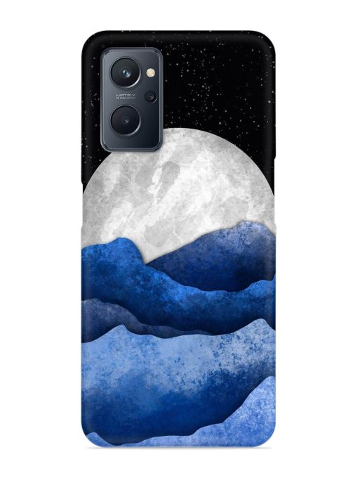 Full Moon Mountain Vector Snap Case for Realme 9I (4G)