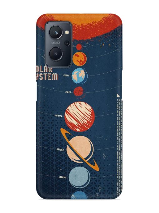 Solar System Vector Snap Case for Realme 9I (4G) Zapvi