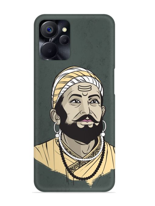 Shivaji Maharaj Vector Art Snap Case for Realme 9I (5G)