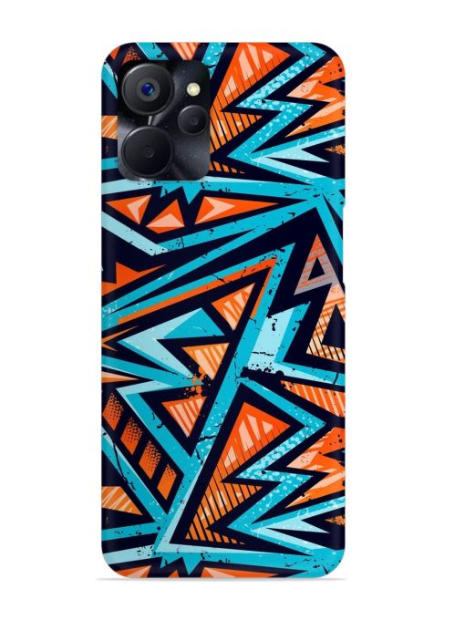 Abstract Seamless Grunge Snap Case for Realme 9I (5G) Zapvi