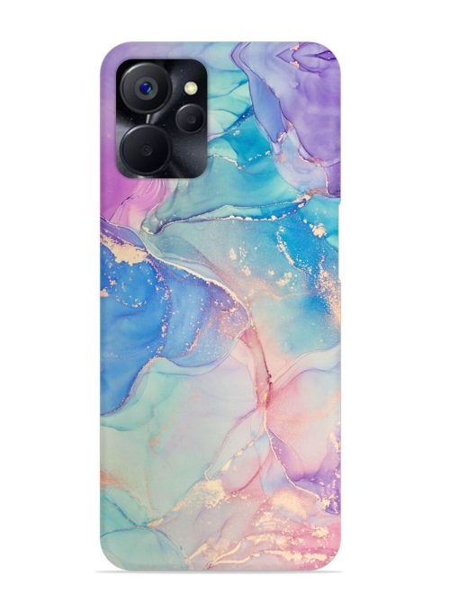 Alcohol Ink Colors Snap Case for Realme 9I (5G) Zapvi