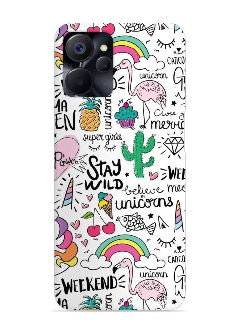 Unicorn Ice Cream Snap Case for Realme 9I (5G)