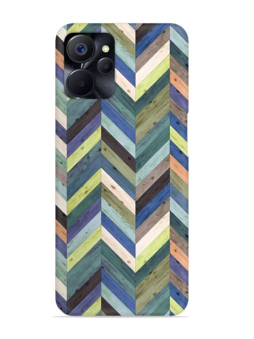 Chevron Random Color Snap Case for Realme 9I (5G) Zapvi