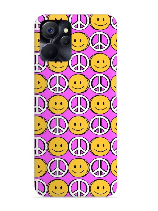 Smiley Face Peace Snap Case for Realme 9I (5G)