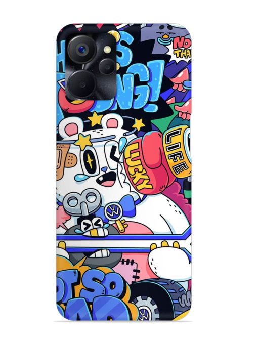 Universal Doodle Snap Case for Realme 9I (5G)