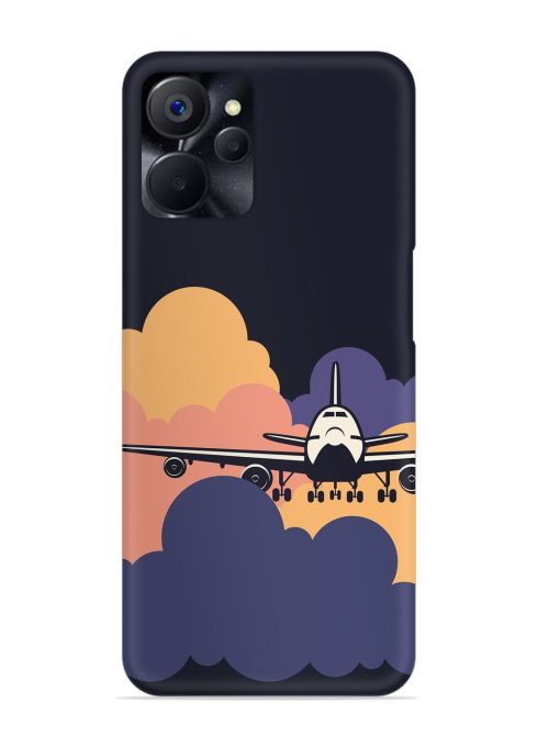 Aeroplane vector Snap Case for Realme 9I (5G) Zapvi