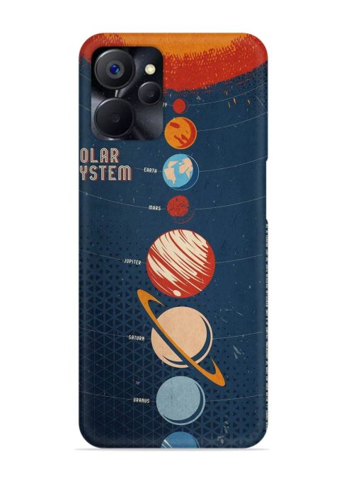 Solar System Vector Snap Case for Realme 9I (5G) Zapvi