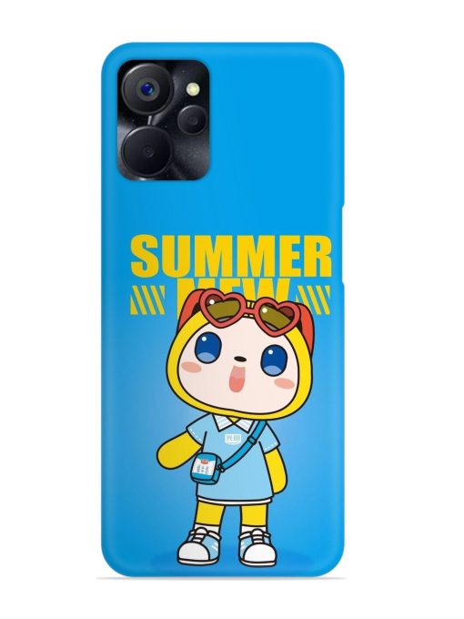 Summer Mew Cartoon Snap Case for Realme 9I (5G) Zapvi