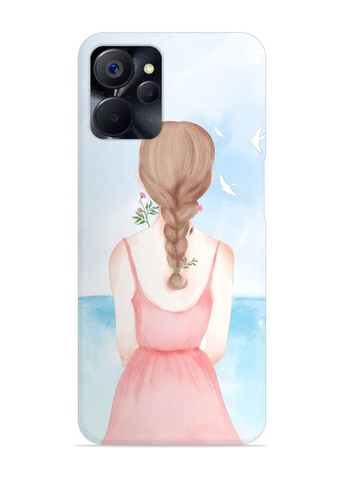 Watercolor Girl Vector Snap Case for Realme 9I (5G)