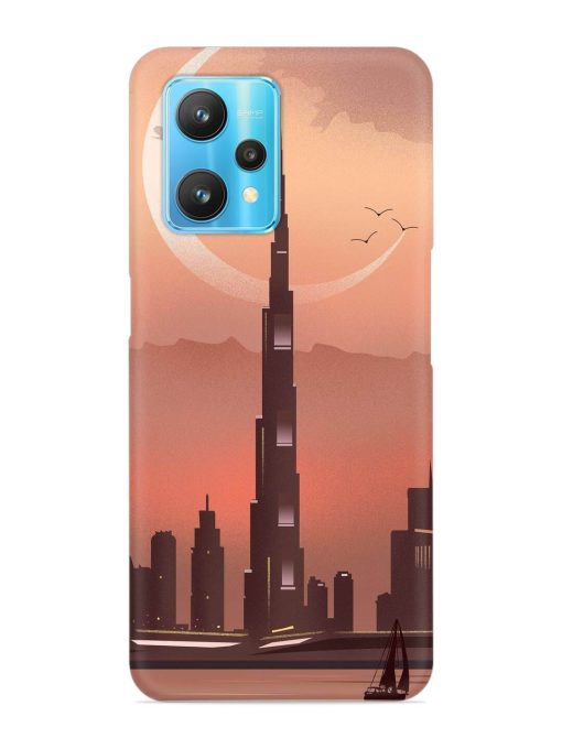 Landmark Burj Khalifa Snap Case for Realme 9 Pro (5G) Zapvi