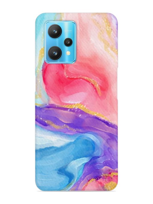 Watercolor Gradient Snap Case for Realme 9 Pro (5G) Zapvi