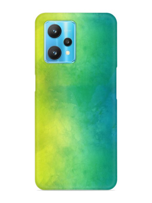 Yellow Green Gradient Snap Case for Realme 9 Pro (5G) Zapvi