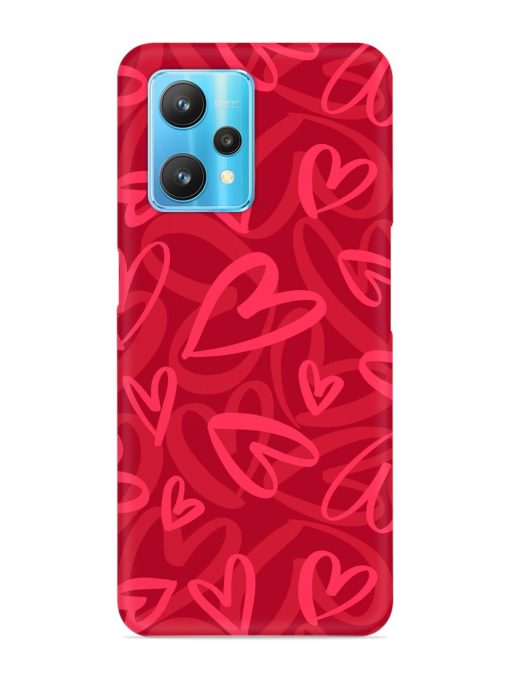 Seamless Romantic Pattern Snap Case for Realme 9 Pro (5G) Zapvi