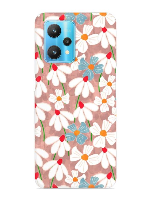 Abstract Petal Flowers Snap Case for Realme 9 Pro (5G)