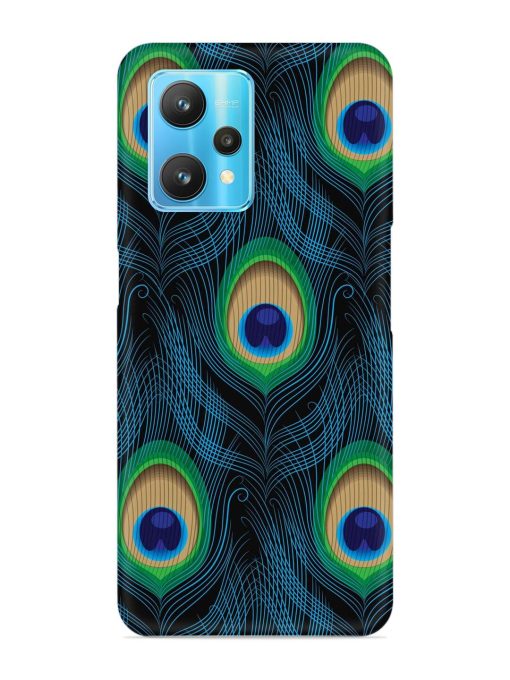 Seamless Pattern Peacock Snap Case for Realme 9 Pro (5G) Zapvi