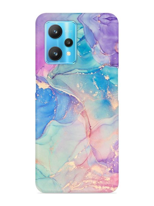 Alcohol Ink Colors Snap Case for Realme 9 Pro (5G) Zapvi