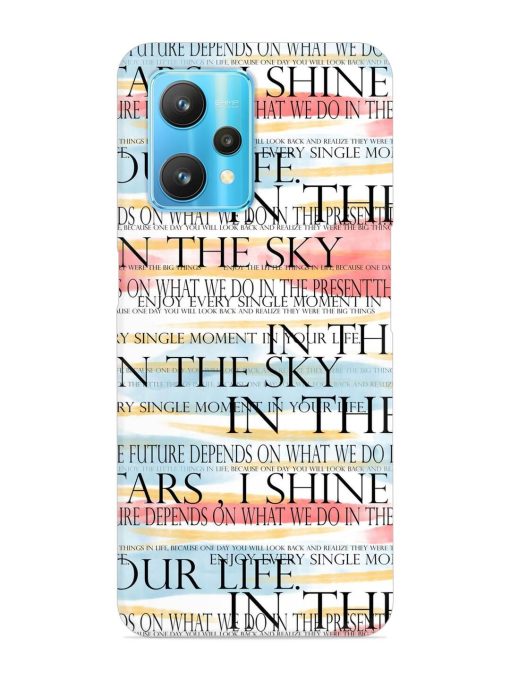 Seamless Slogans Pattern Snap Case for Realme 9 Pro (5G)