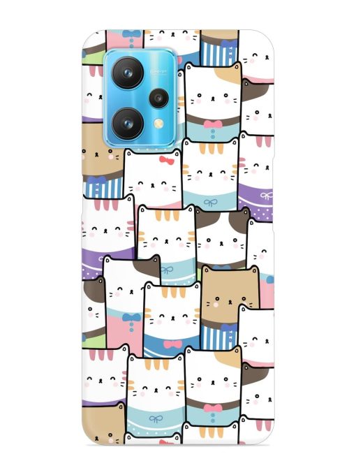 Cute Adorable Cat Snap Case for Realme 9 Pro (5G)