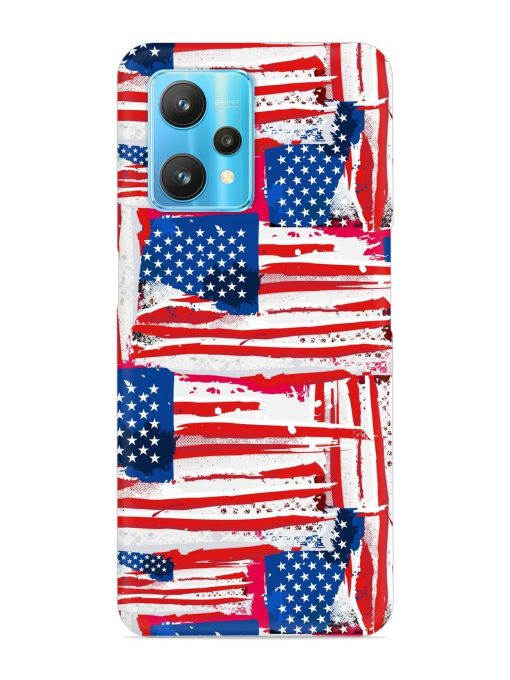 Usa Flag Seamless Snap Case for Realme 9 Pro (5G)