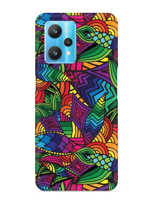 Abstract Multicolor Seamless Snap Case for Realme 9 Pro (5G) Zapvi