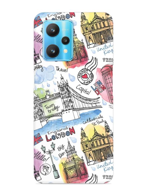 Vector London Landmark Snap Case for Realme 9 Pro (5G)