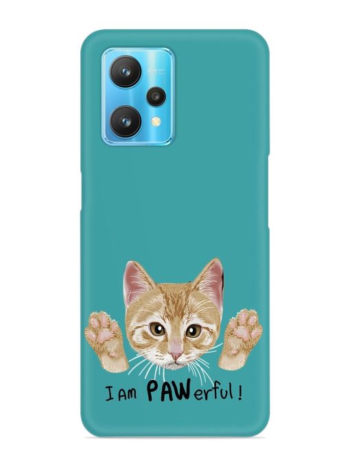 Typography Slogan Cat Snap Case for Realme 9 Pro (5G)