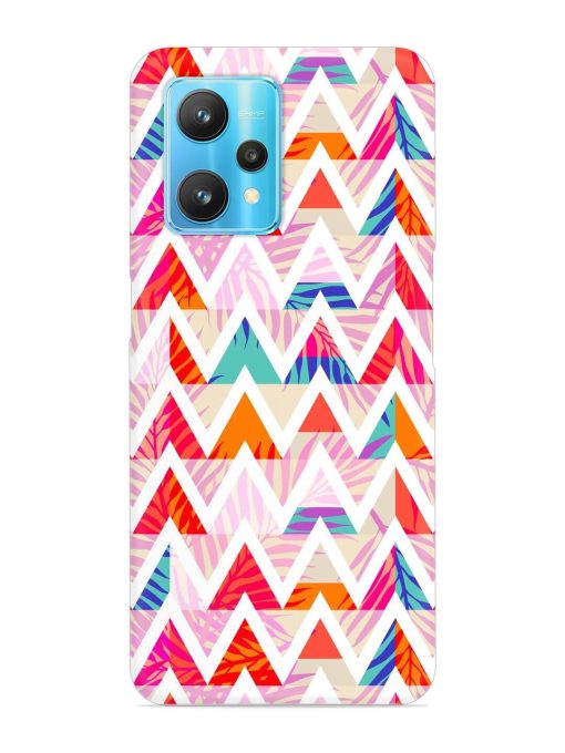 Abstract Triangle Background Snap Case for Realme 9 Pro (5G) Zapvi