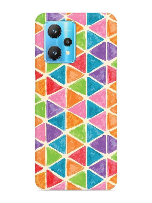 Seamless Colorful Isometric Snap Case for Realme 9 Pro (5G) Zapvi