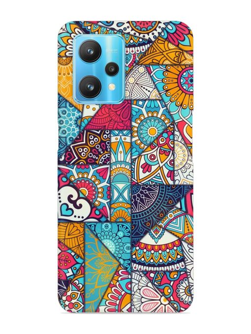 Patchwork Pattern Vintage Snap Case for Realme 9 Pro (5G) Zapvi