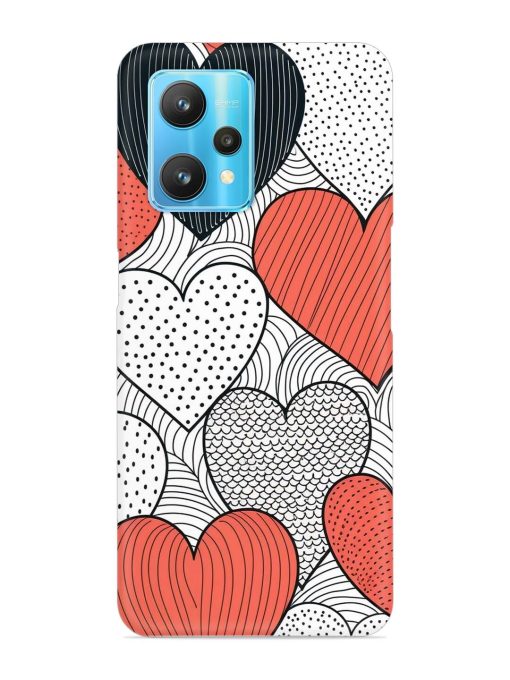 Girly Heart Seamless Snap Case for Realme 9 Pro (5G)