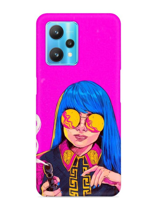 Aesthetic Anime Girl Snap Case for Realme 9 Pro (5G) Zapvi