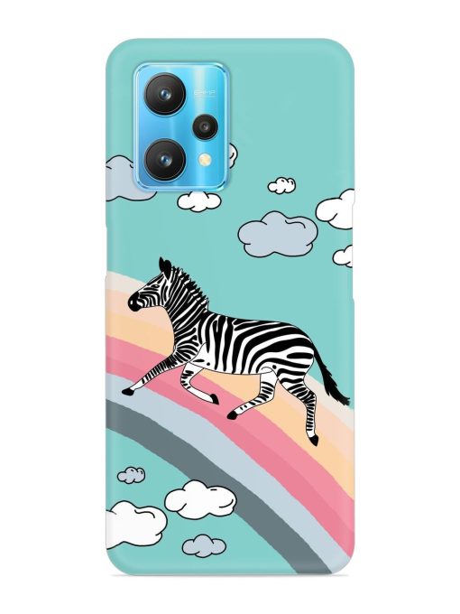 Running Zebra Snap Case for Realme 9 Pro (5G) Zapvi