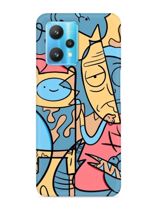 Silly Face Doodle Snap Case for Realme 9 Pro (5G)