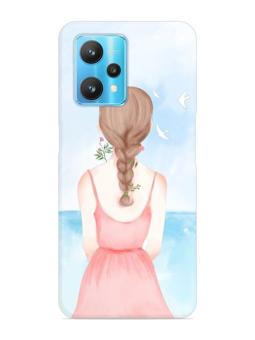 Watercolor Girl Vector Snap Case for Realme 9 Pro (5G)